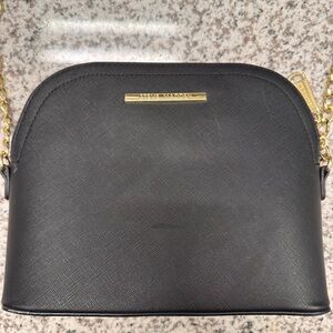 Steve Madden Black & Gold Crossbody Bag